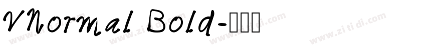 VNormal Bold字体转换